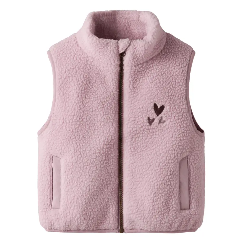 NAME IT Name It - Fleecevest Mall Sherpa Keepsake Lilac