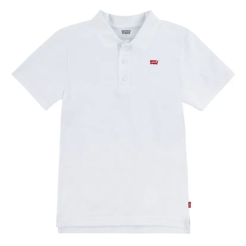 Levi's Levi's - T-skjorte Polo Neck Tape White/ Red