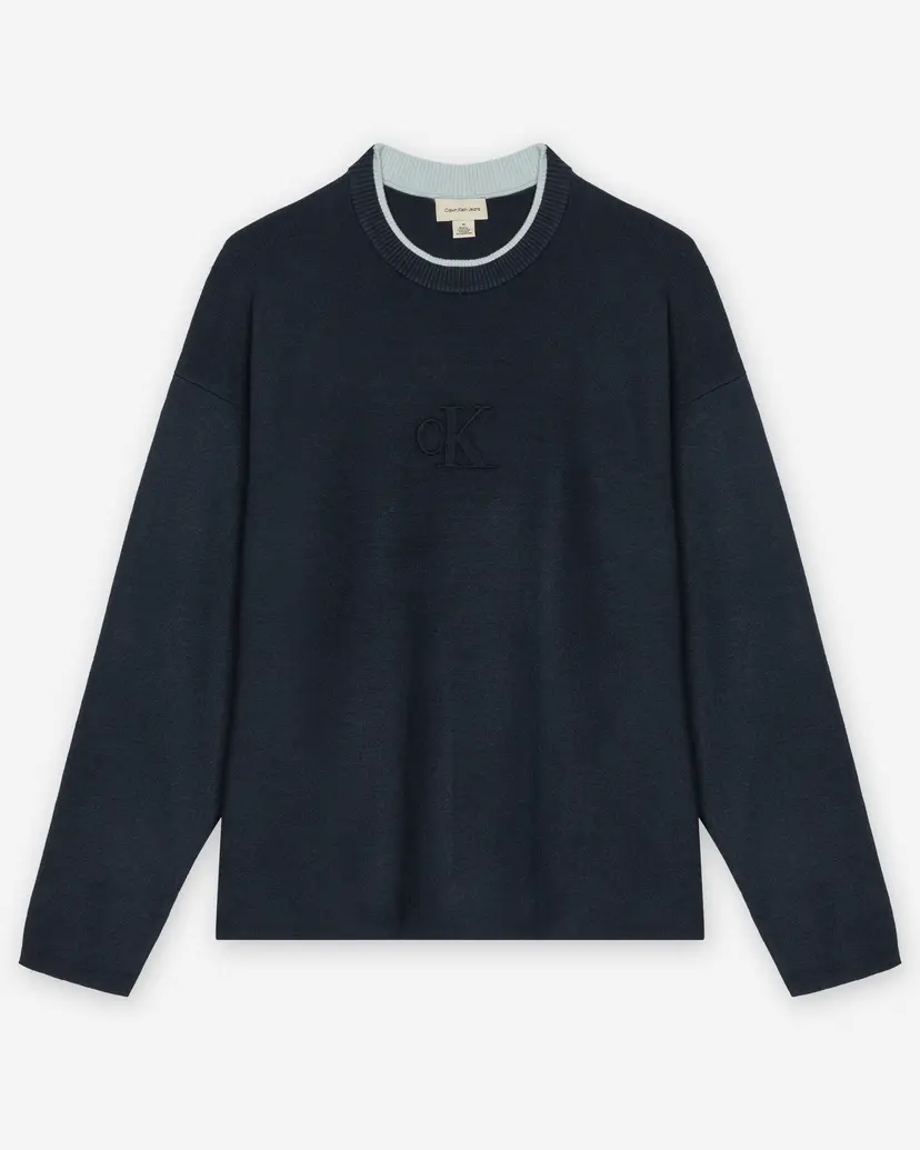 Calvin Klein Jeans Calvin Klein Jeans LV04RD300G Blue Knitted sweatshirt