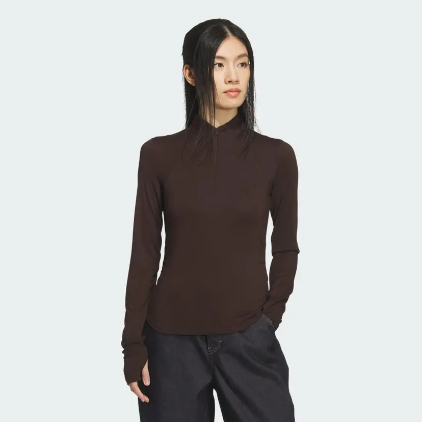 Adidas SLIM LONG SLEEVE T-SKJORTE