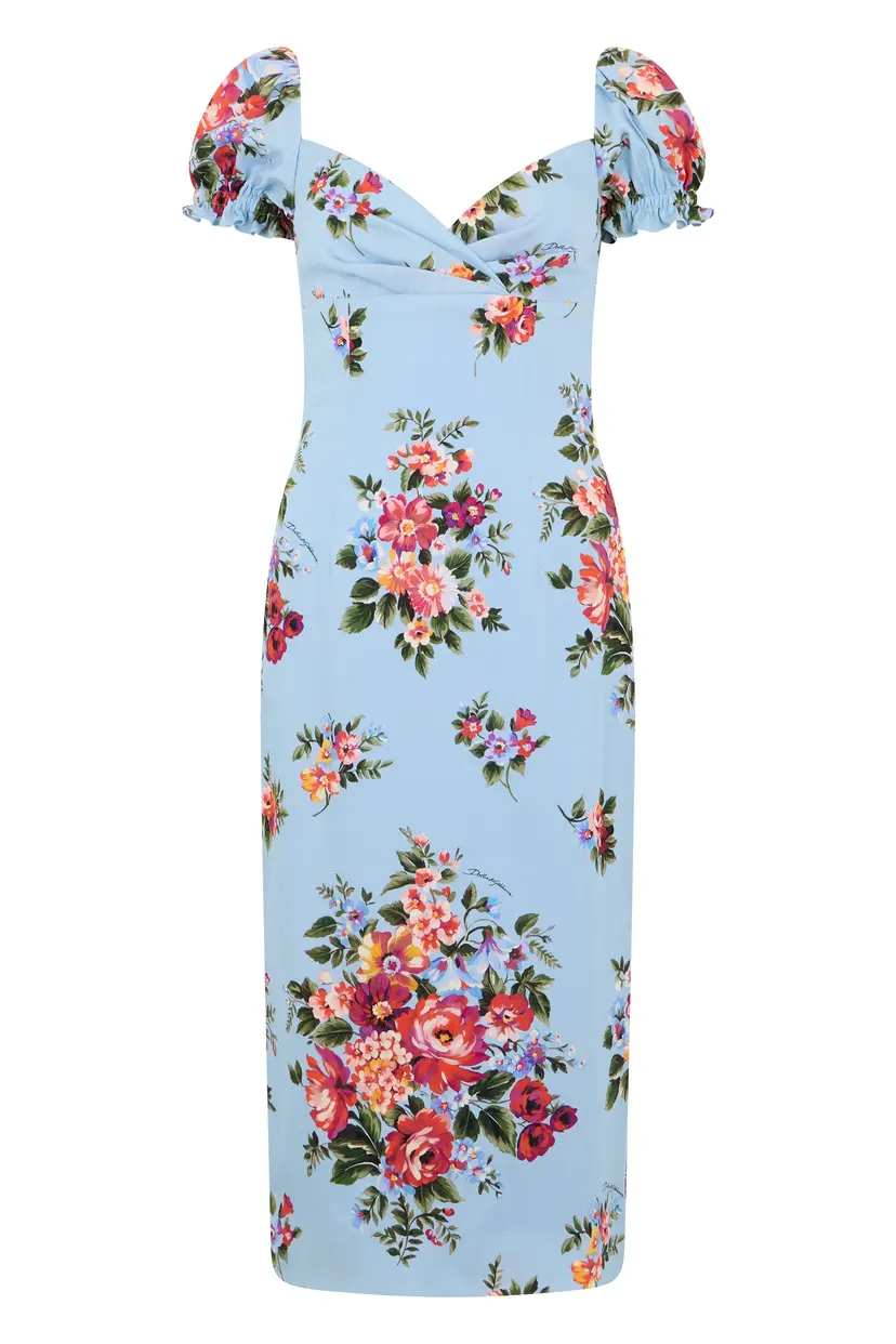 Dolce & Gabbana Dolce & Gabbana Midikjoler – Blå