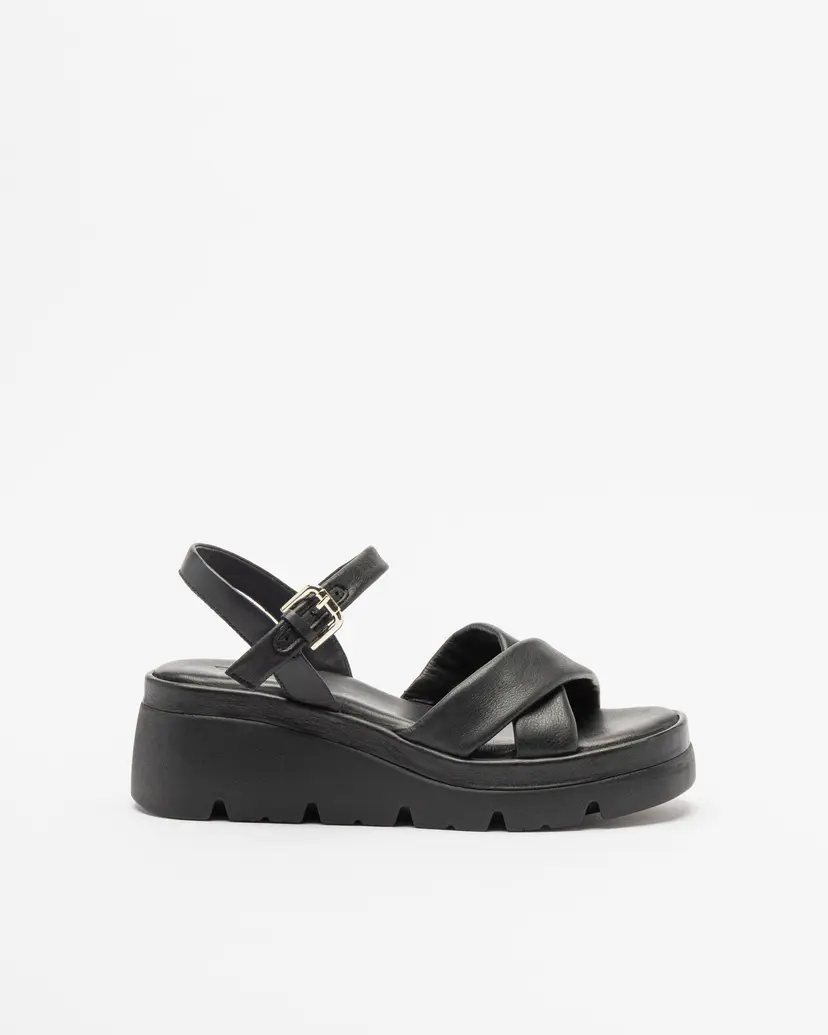 PROF PROF 10312 Black Platform sandals