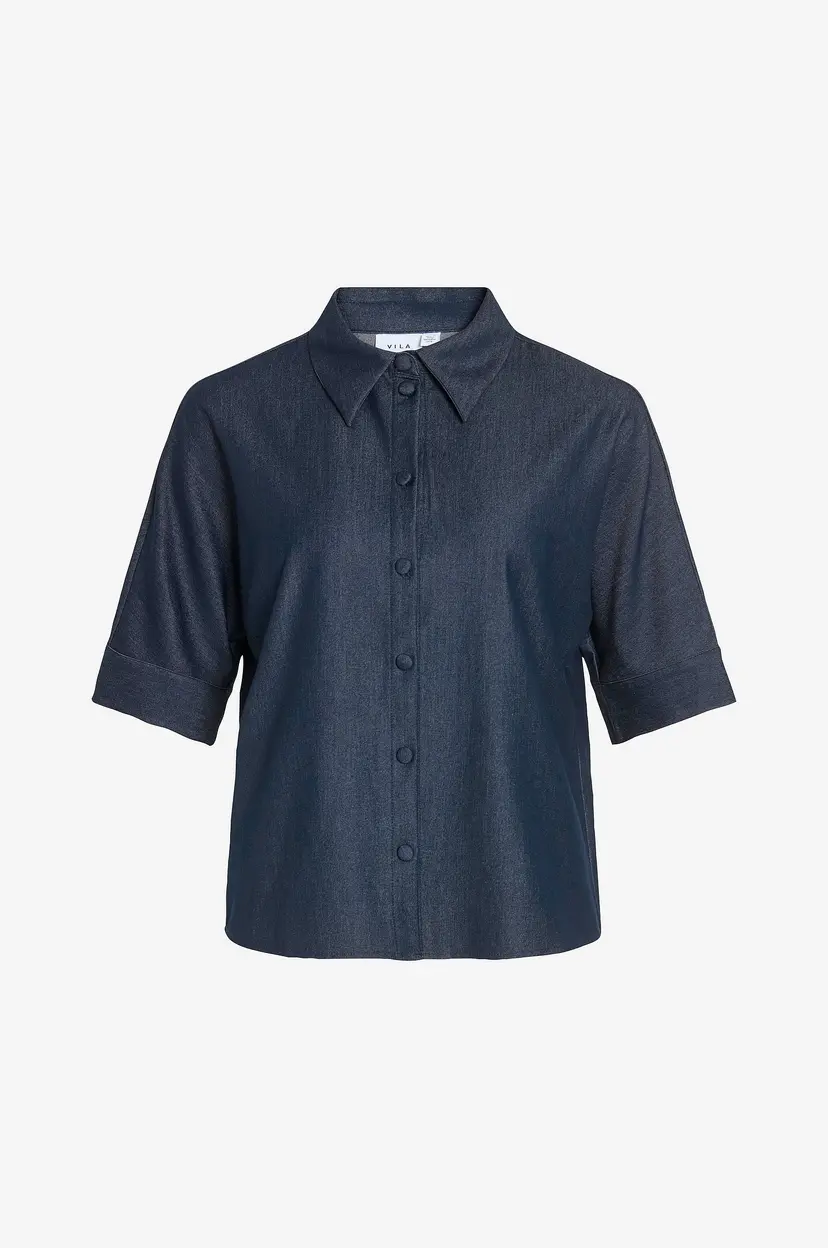 Vila Skjorte viOfala 2/4 Shirt - Blå