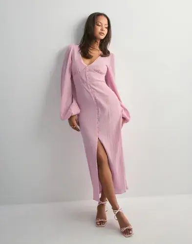 Nelly Nelly - Rosa - Buttoned Structure Dress