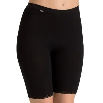 Sloggi Sloggi Truser Dam Basic Long Svart bomull 54 Dame