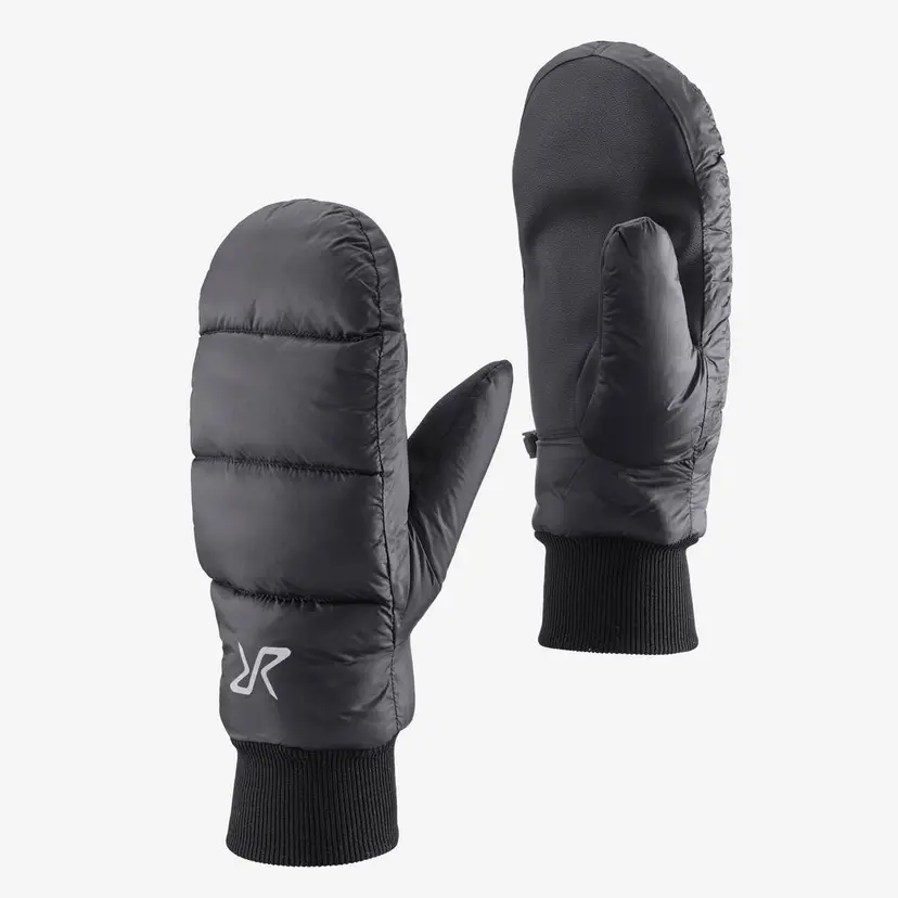 RevolutionRace Puffer Mittens Unisex Black
