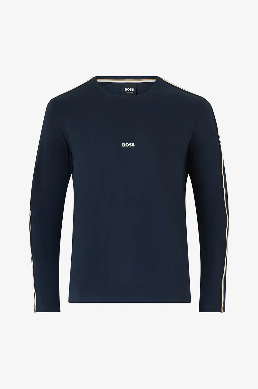 BOSS T-skjorte Unique Ls-shirt - Blå