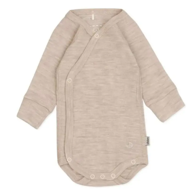 Lillelam Lillelam - Ullbody Mini Lys Beige