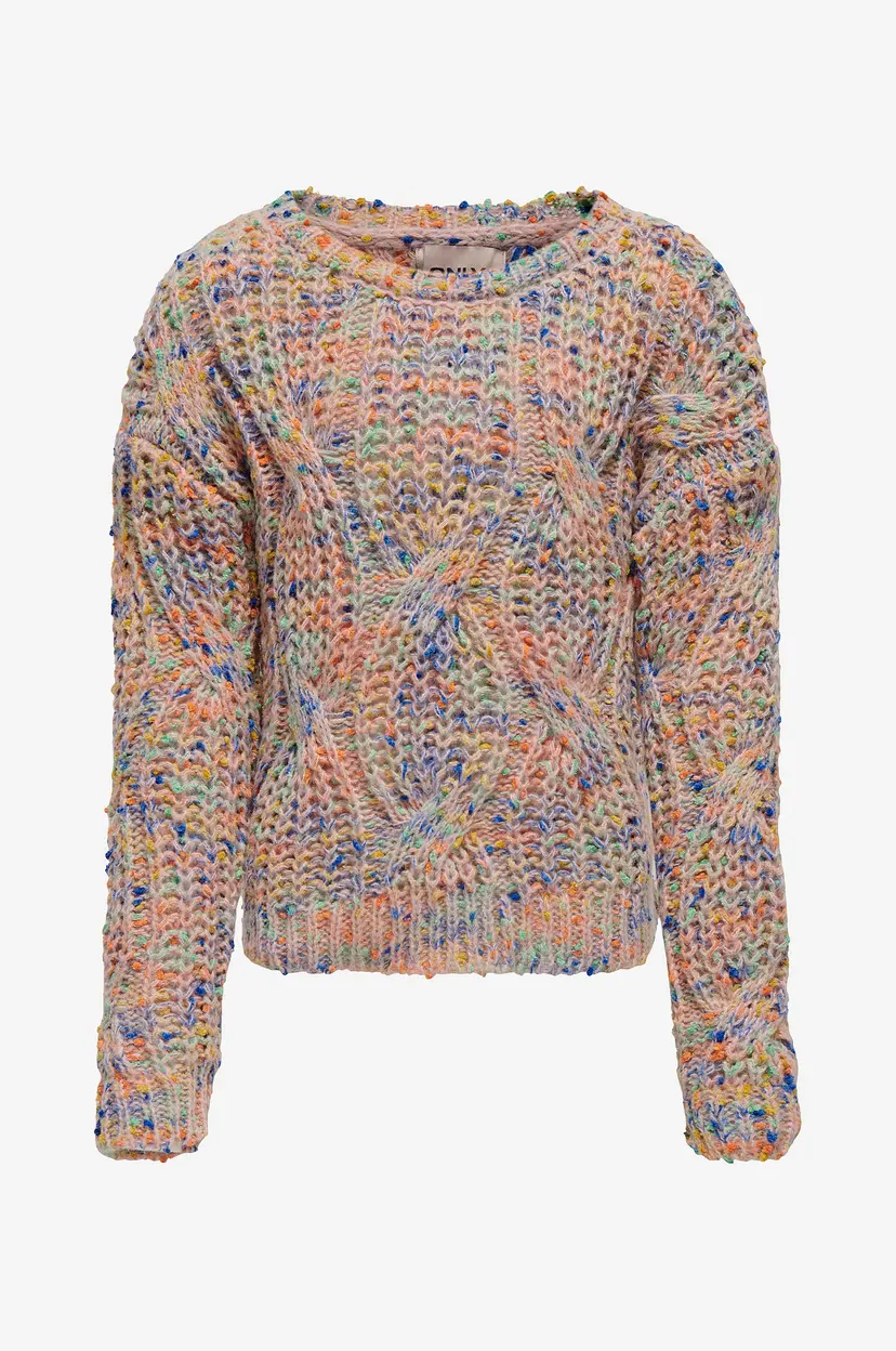 Kids Only Genser kogLuca LS O-neck Knt - Rosa