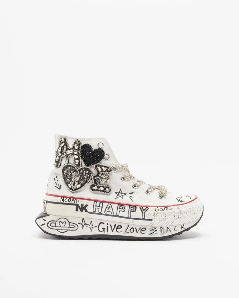 Nan-Ku Couture Nan-Ku Couture EFC-03 White Platform sneakers