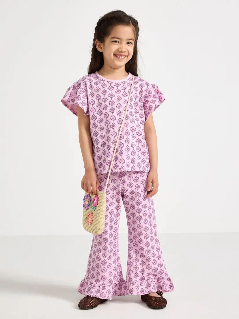 Lindex Bukser i slub-jersey