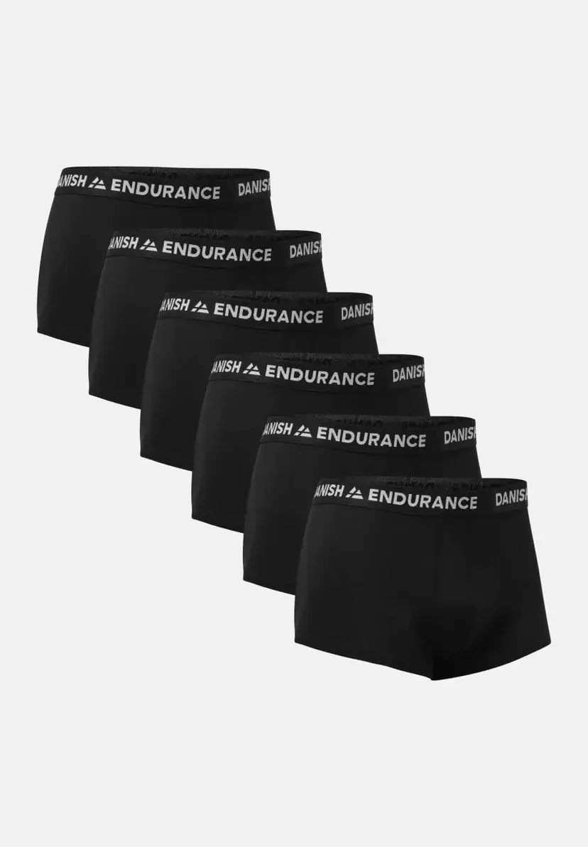 DANISH ENDURANCE CLASSIC KORTE BOXERSHORTS fra DANISH ENDURANCE, Sort, M