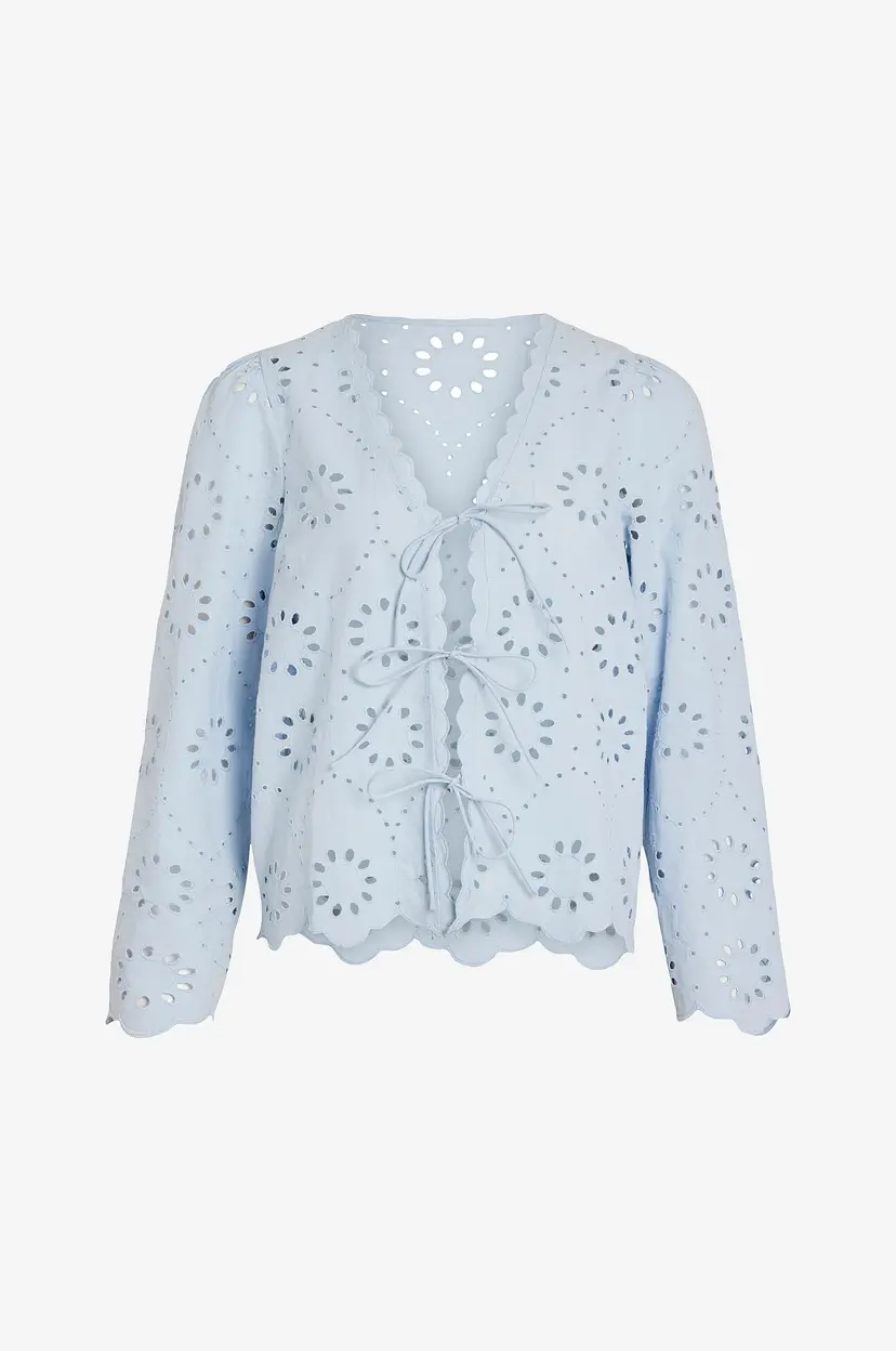 Vila Topp viLouise L/S Top - Blå