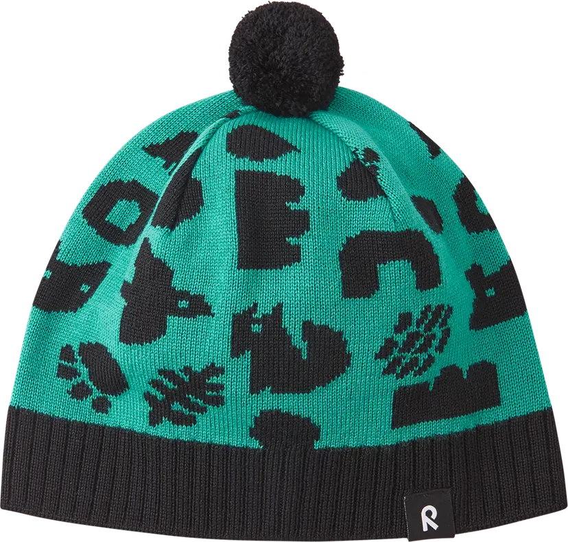 Reima Reima Kids' Beanie Kuviot Dark Aqua