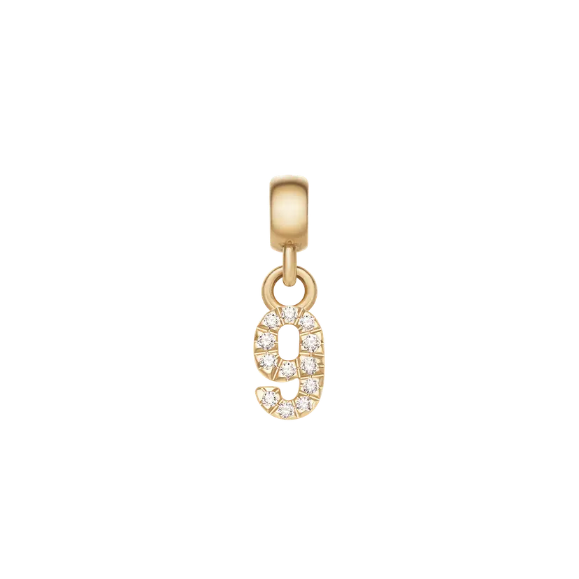 Daniel Wellington Gold Charm Crystal Number | DW