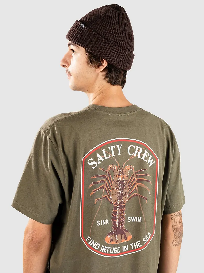 Salty Crew Salty Crew Spiny Standard T-skjorte grønn