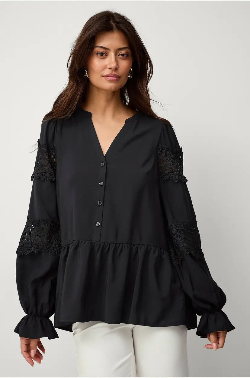 Ellos Collection Bluse Naomi - Svart