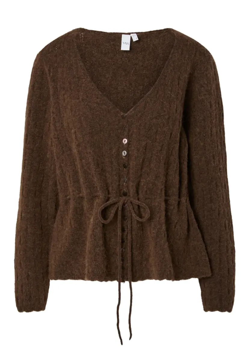 Y.A.S Yasmellis LS Alpaca Blend Knit Cardigan