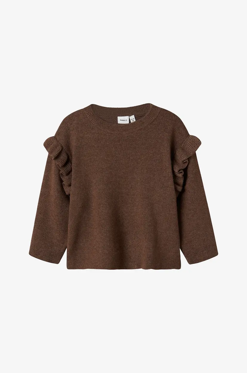 NAME IT Pullover nmfNalia LS - Brun
