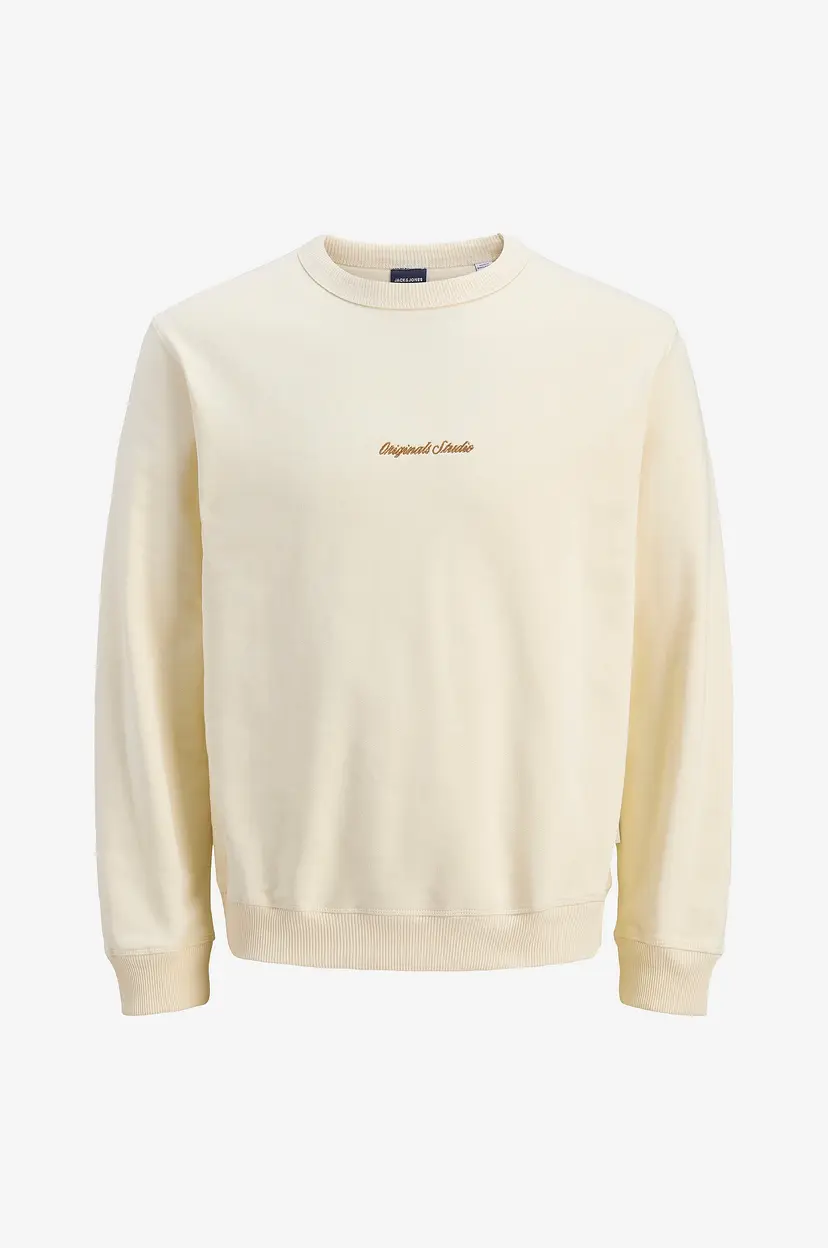Jack & Jones Junior Collegegenser Jornorrebro Emb Sweat Crew - Hvit