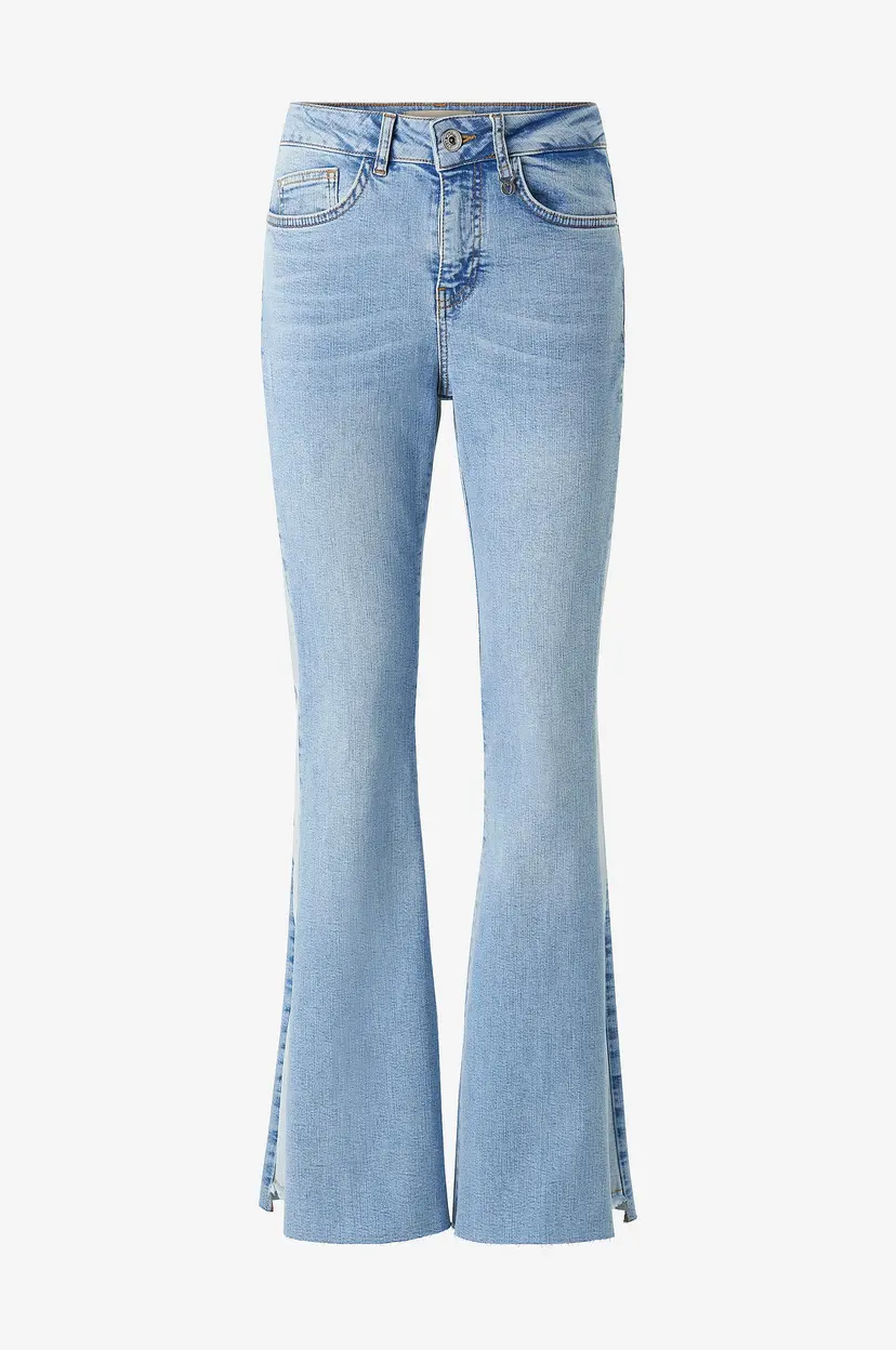 Mos Mosh Jeans mmAlli Flare Panel Jeans - Blå