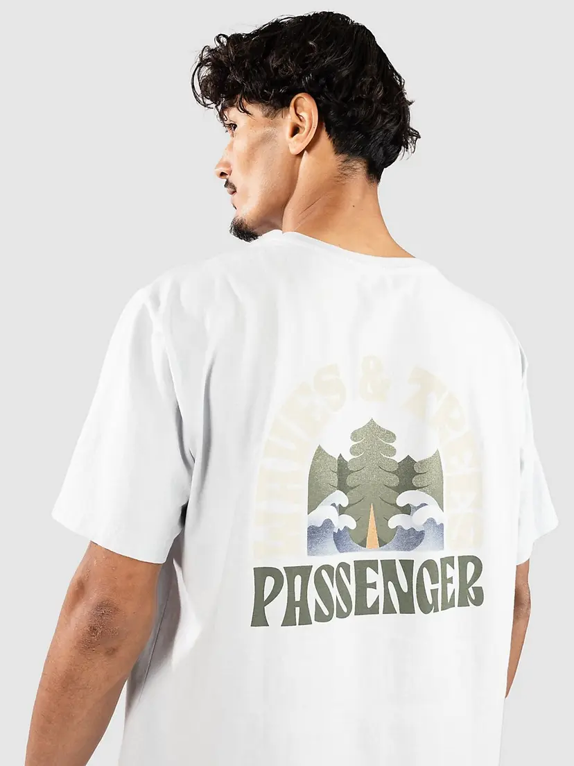 Passenger Passenger Outsiders Recycled Cotton T-skjorte blå