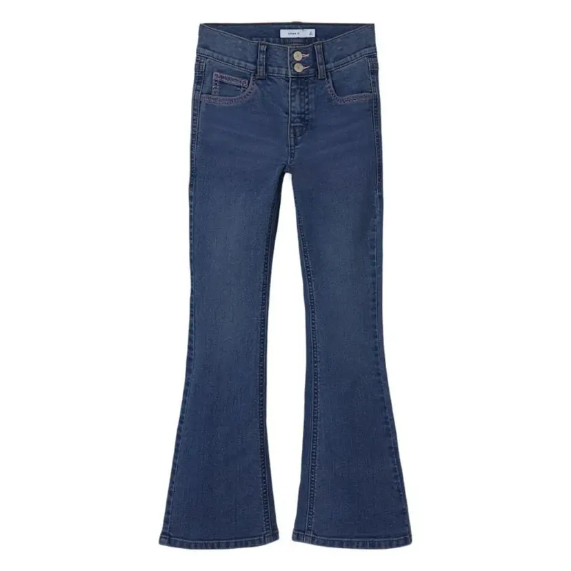 NAME IT Name It - Jeans Bukse Polly Bootcut Medium Blue Denim