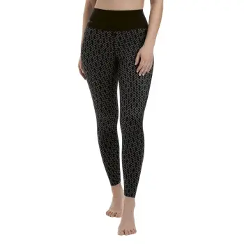 Anita Anita Active High Waist Sport Massage Tights Svart Mønster 36 Dame