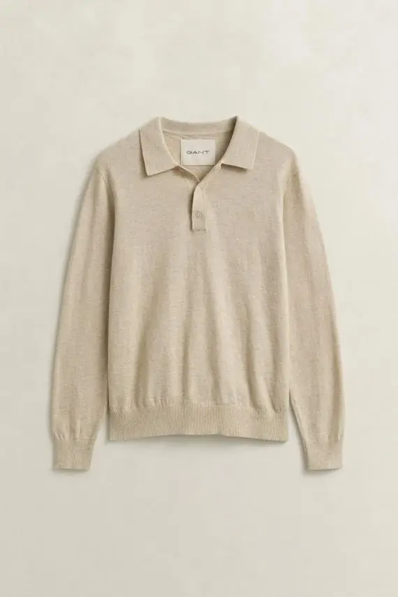 Gant SLUB COTTON LINEN POLO