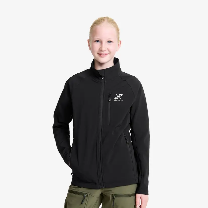RevolutionRace Exciter Stretch Jacket Teens Black
