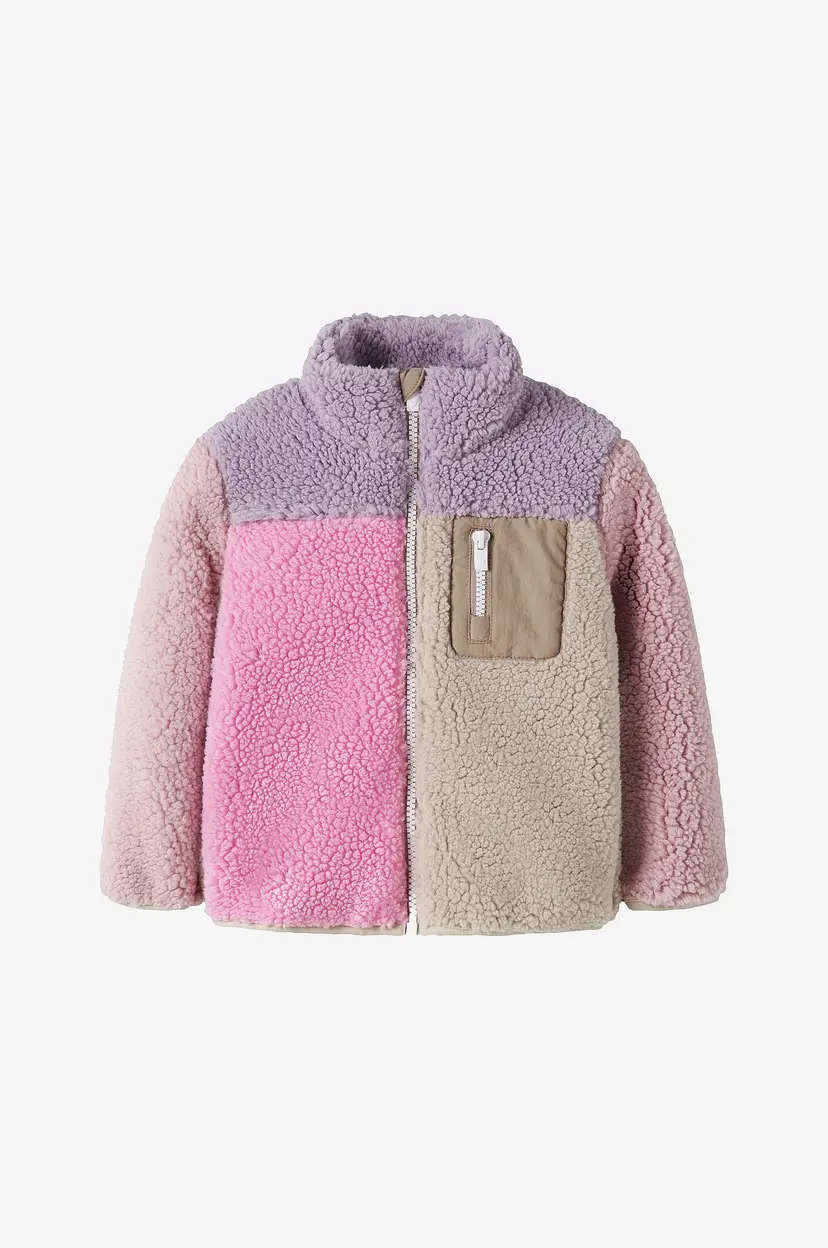 NAME IT Teddyjakke Nmfmonica Teddy Block - Beige