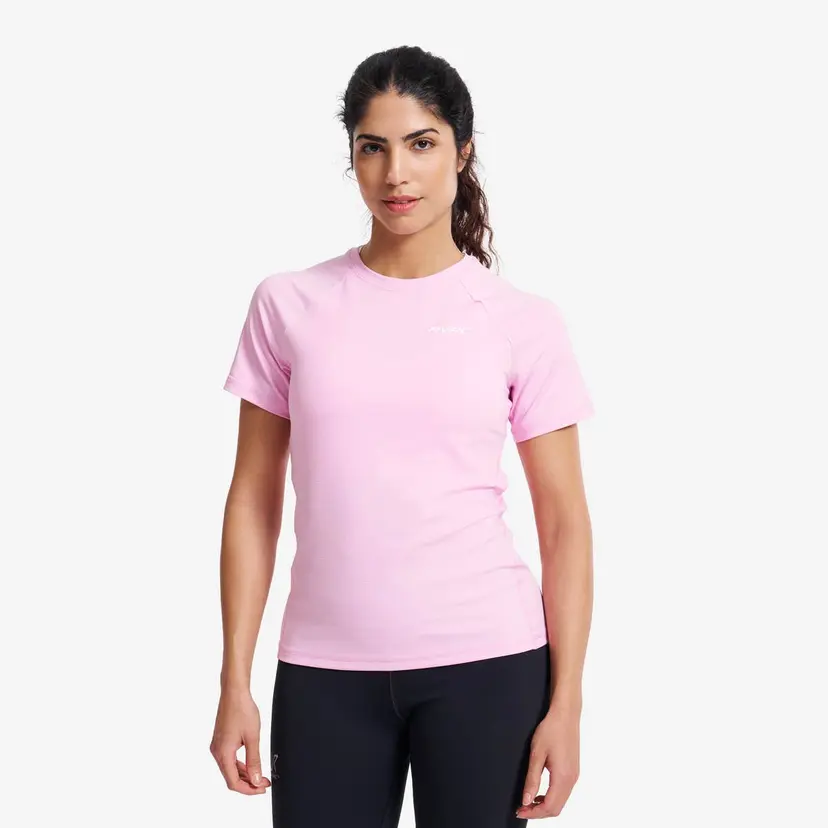 RevolutionRace Pulse Running T-shirt Dame Bright Pink