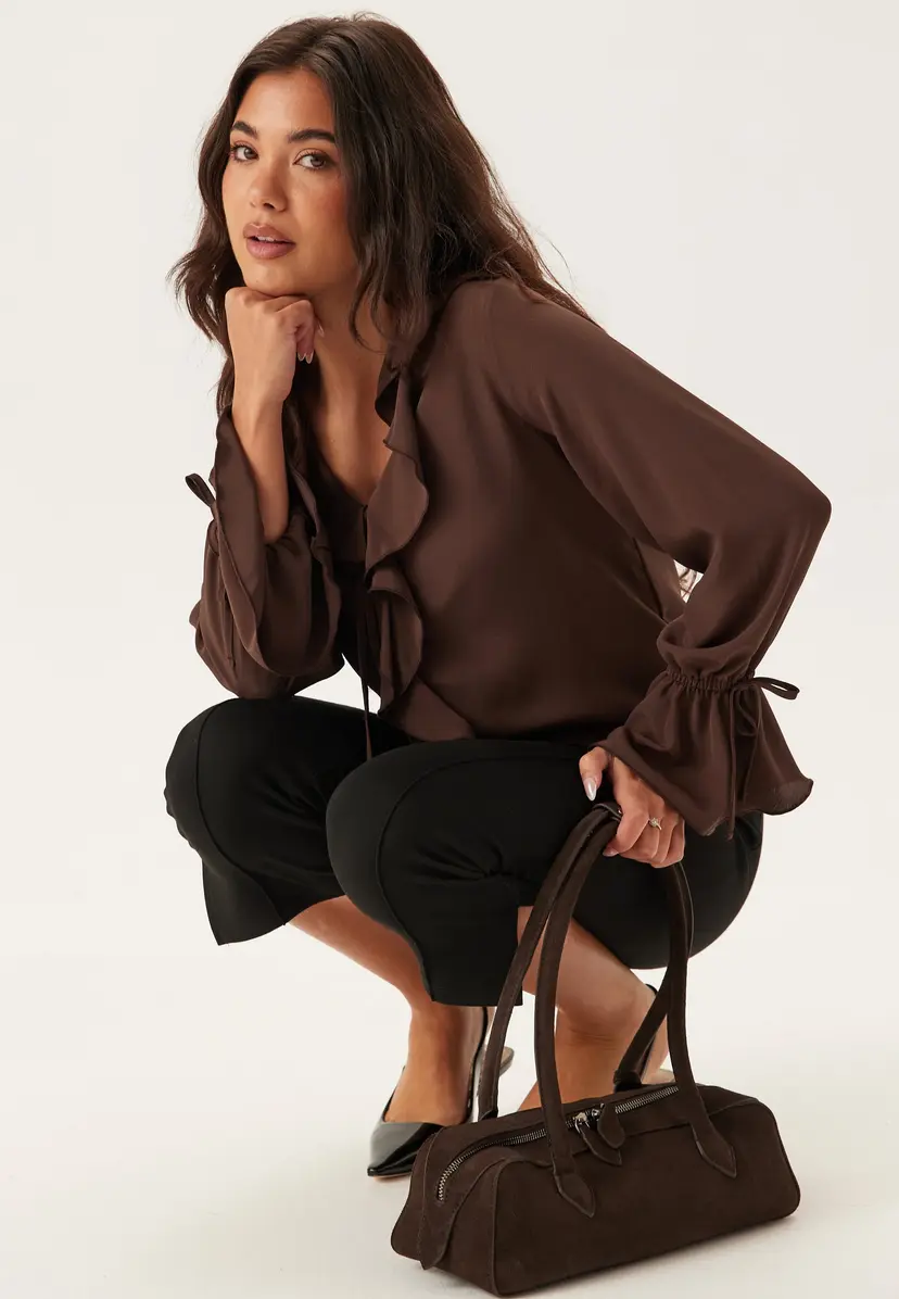 Bubbleroom Frill Tie Blouse