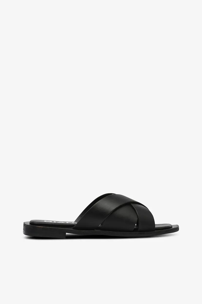 Bianco Sandaler biaJudy Slide Smooth Leather - Svart