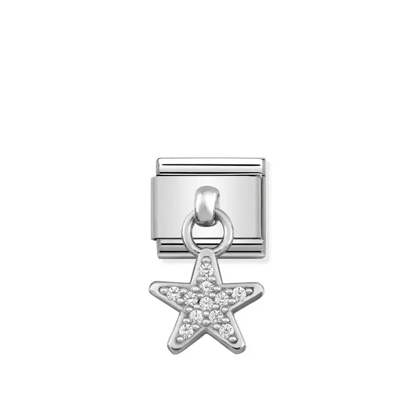 Nomination Charm Star Silver