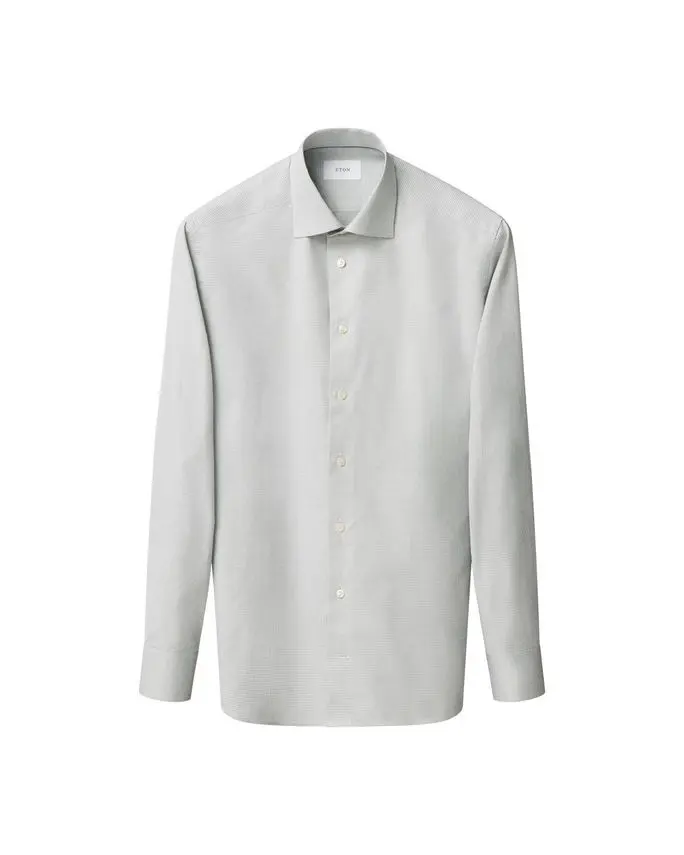 ETON Houndstooth Signature Twill Shirt