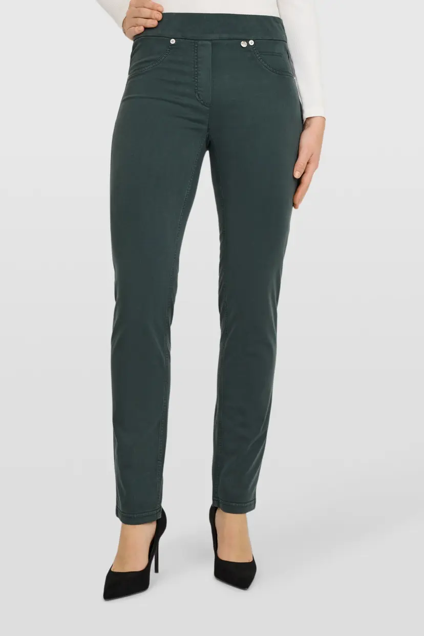 ROBELL ROSE TROUSERS DARK OLIVE