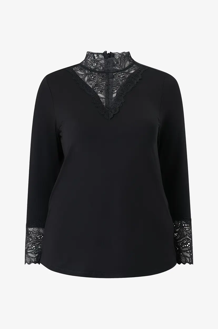 Wasabiconcept Bluse Wa-Stella 8 - Svart