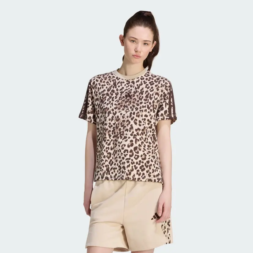 Adidas Seasonal Essentials Animal Print T-skjorte