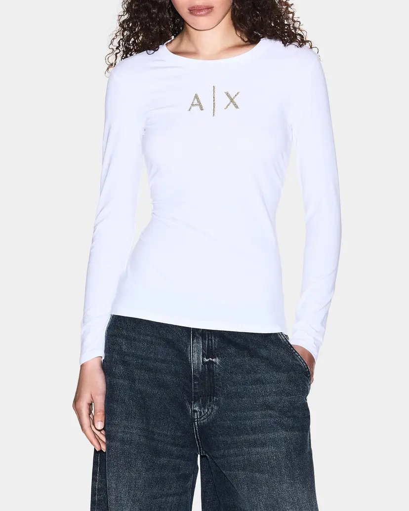 Armani Exchange Armani Exchange XW001365 White Sweatshirt