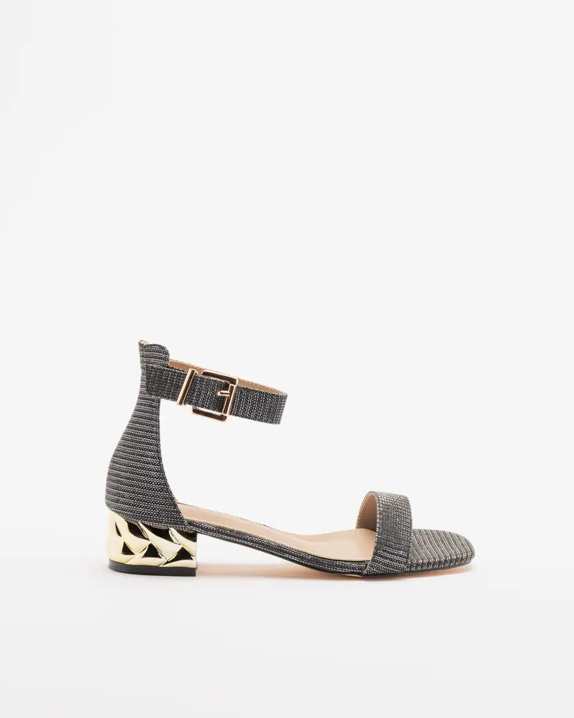 Gloss Gloss MGL59-1 Black Sandals