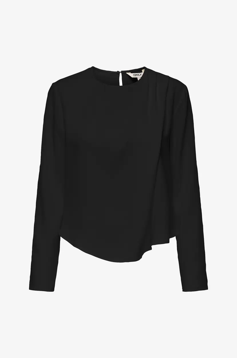 ONLY Bluse onlGandha L/s Top Wvn - Svart