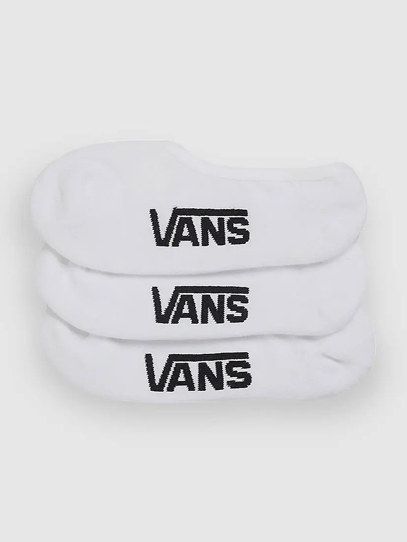 Vans Vans Classic No Show 9.5-13 Sokker hvit