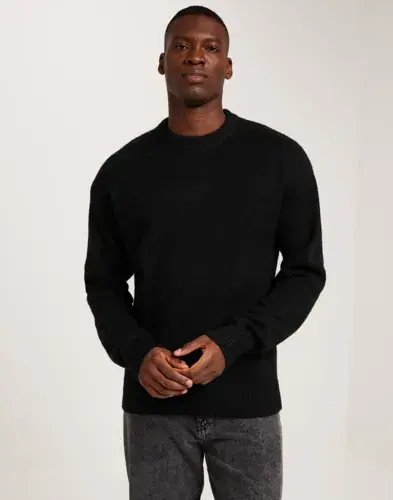 Jack & Jones Jack & Jones Jorollie Knit Crew Neck Sn Strikkegensere Svart