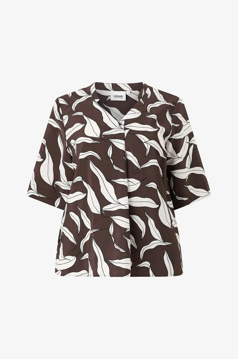 Wasabiconcept Bluse Wa-hermina 2 - Brun