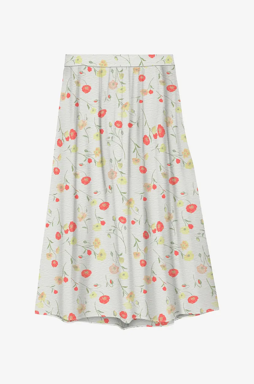 Vero Moda Maxi skjørt Jmvosie Volume Ankle - Hvit