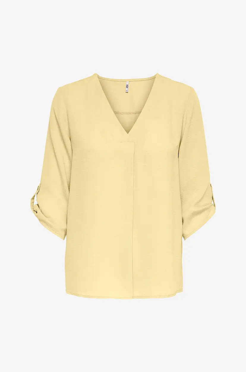 JDY Bluse jdyDivya 3/4 Top Wvn - Gul