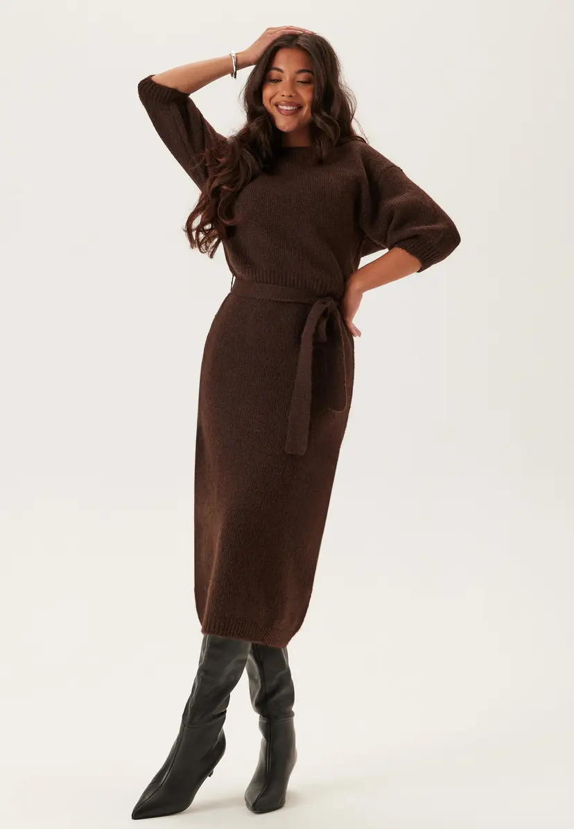 Bubbleroom Short Sleeve Knitted Dress