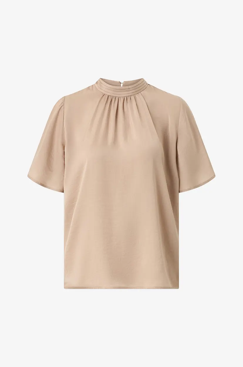 Saint Tropez Bluse AileenSZ Flared Blouse - Beige