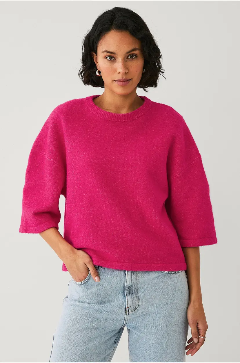 Ellos Collection Strikket topp - Rosa